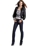 DKNY - DKNY Sexy Varsity Jacket, Punk Short-Sleeve Tee & Skinny Straight-Leg Jeans