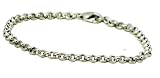 Beaucoup Designs Sterling Over Pewter Belcher Chain Bracelet -- Add Your Own Charms