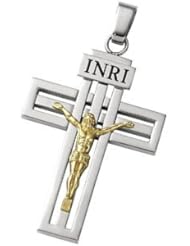 Joyas Alternativas™ Stainless Steel Crucifix Pendant