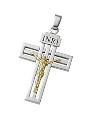 Joyas Alternativas™ Stainless Steel Crucifix Pendant