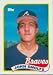 1989 Topps John Smoltz Rookie Baseball Card #382 - Shipped In Protective Display Case!