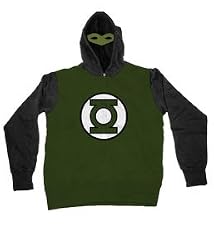 The Green Lantern Masked Costume Hoodie Sweatshirt
