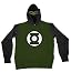 The Green Lantern Masked Costume Hoodie Sweatshirt