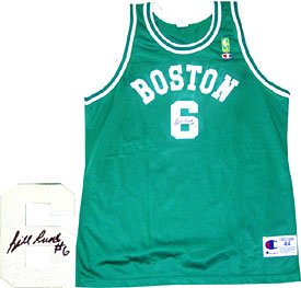 Bill Russell Autographed / Signed Boston Celtics Replica Jersey