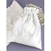 Drawstring satin money bag. 10 1/2" x 13 1/2".