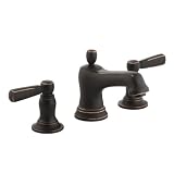 Buy KOHLER K-10577-4-BRZ Bancroft Widespread Lavatory Faucet with Metal Lever Handles,... by Kohler