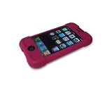 : Nexxus Silicone Case with Integrated Headphone Storage for Apple iPhone - Pink