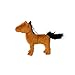 MIGHTY- Farm Junior Horse - Squeaker-Multiple Layers. Made Durable, Strong & Tough. Interactive Play Dog Toy (Tug, Toss & Fetch). Machine Washable & Floats