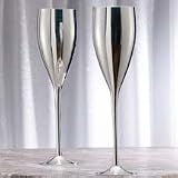 PAIR OF TULIP GOBLETS