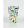 Glass Millefiori Vase Gorgeous 100% Handblown Art X569-1