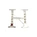 Initial Letter H Crystal Brooch