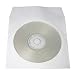 CD/DVD Paper Sleeves, Clear Poly Window, White, 100 Per Box (UNV73606) Category: CD and DVD Sleeves