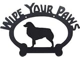 Wipe Your Paws Sign - Australian Shepherd