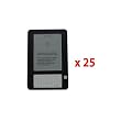 Skque Premium Soft Silicone Skin Case Black Bundle???&iexcl;&Agrave;???&iexcl;&Agrave;25 Pack(kindle Is Not Included)