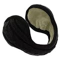R7 Knitted Headphone Ear Muffs - Black - Warm Your Ears To The Sound Of Music!