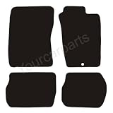 Toyota Celica Tailored Car Mats (1994-1999) Black Deluxe Carpet (Budget Range)