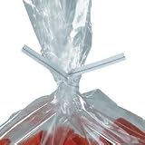 BOXPLT4W - 3/16 x 4 White Plastic Poly Bag Ties