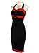 PinupClothingOnline Women's Bow Trim Pinup 1950s Rockabilly Pencil Dress