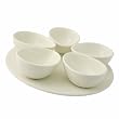 Nigella Lawson Living Kitchen Appetiser/Dip Bowl Set/5 Cream