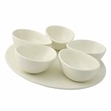 Nigella Lawson Living Kitchen Appetiser/Dip Bowl Set/5 Cream