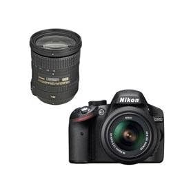 Nikon D3200 24.2 Megapixels Digital SLR Camera with 18-55mm NIKKOR VR Lens, Black - Bundle - with Nikon 18-200mm f/3.5-5.6G ED IF AF-S DX VR II Lens - Nikon USA Warranty