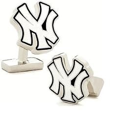 Sterling New York Yankees Cufflinks