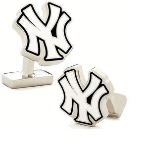 Sterling New York Yankees Cufflinks