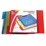 Folder File Organizers, Translucent Primary Assortment, 6/Pack ESS51056