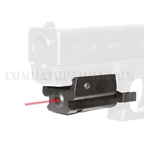 Pistol Compact 5mw Red Laser Sight for weaver base gun