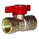 Buy 3 4 Female x Female Gas Cock Ball Valve w Double Viton Stem by DrillSpot