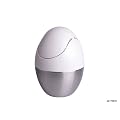 Tischabfalleimer 20 cm hoch wei� edelstahl