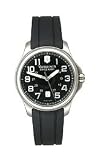 Victorinox Swiss Army Officer's Rubber Strap Black Dial Women's Watch #241367