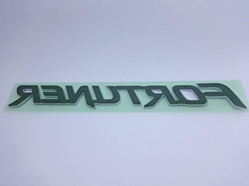 Fortuner Emblem Car Accessories 3M Adhesive Foreign Automotive Vehicle Symbol