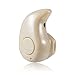 Mini Wireless Invisible Bluetooth Earphone, Smallest Wireless Headphone Earbuds Headset with Mic for Most Bluetooth Smartphones iPhone 6 Samsung S6 Edge Xiaomi Sony Lenovo HTC LG Moto (Yellow)
