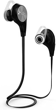 VG Bluetooth Wireless Earphones Headphones with Microphone and Noise Cancelling. Perfect to Gym / Running / Exercise / Sports. For Apple, Samsung, HTC &amp; iOS, Android, Windows devices.