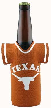 Texas Longhorns Bottle Jersey Koozie