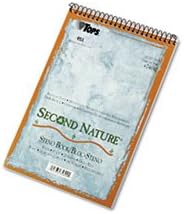 (3 Pack Value Bundle) TOP74690 Second Nature Spiral Reporter/Steno Notebook, Gregg Rule, 6 x 9, WE, 70-Sheet