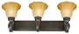 Yosemite Home Decor 94893VB Florence 26.5-Inch 3-Light Bathroom Vanity, Venetian Bronze