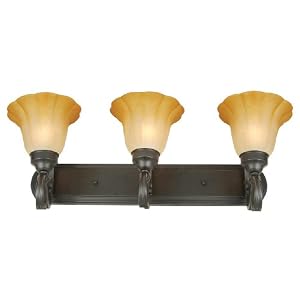 Yosemite Home Decor 94893VB Florence 26.5-Inch 3-Light Bathroom Vanity, Venetian Bronze by Yosemite Home Decor