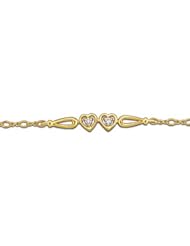 14K Yellow Gold Diamond Bracelet - 0.10 Ct. -- LIFETIME WARRANTY