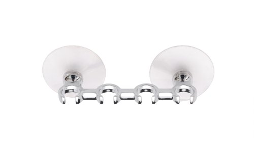 BlissHome, Interdesign, Suction Toothbrush Holder, Chrome