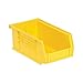 Quantum Storage Systems K-QUS220YL-20 Plastic Storage Stacking Ultra Bin, 7" x 4" x 3", Yellow (Pack of 20)
