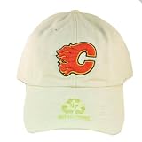 NHL CALGARY FLAMES GARMENT WASHED KHAKI RECYCLE HAT CAP