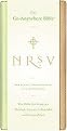 Holy Bible (New Revised Standard Version, Tan/Green, Go-Anywhere, Nu Tone, With Apocryphal/Deuterocanonical Books) (Hardcover)