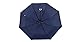 Fully Automatic Umbrella 3 Fold Auto Open / Close Travel Umbrella Windproof Rainproof For Women/Men Using (NAVY BLUE)