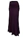 Stanzino Women's Solid High Waist Long Skirt