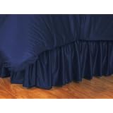 ' Jersey Bed Skirt Midnight (Full) by Sports Coverage