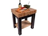 John Boos & Co. American Heritage Collection Eggplant Butler's Block 30x24x5-in.