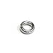 100 pcs Rhodium Plated Metal 4mm Round Open Jump Rings Bead 19 Gauge / 0.9mm Wire / Connector / Findings / Bright