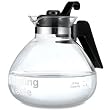 Medelco  12-Cup Glass Stovetop Whistling Kettle